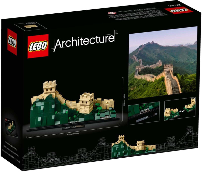 LEGO Architecture 21041 Great Wall of China back box