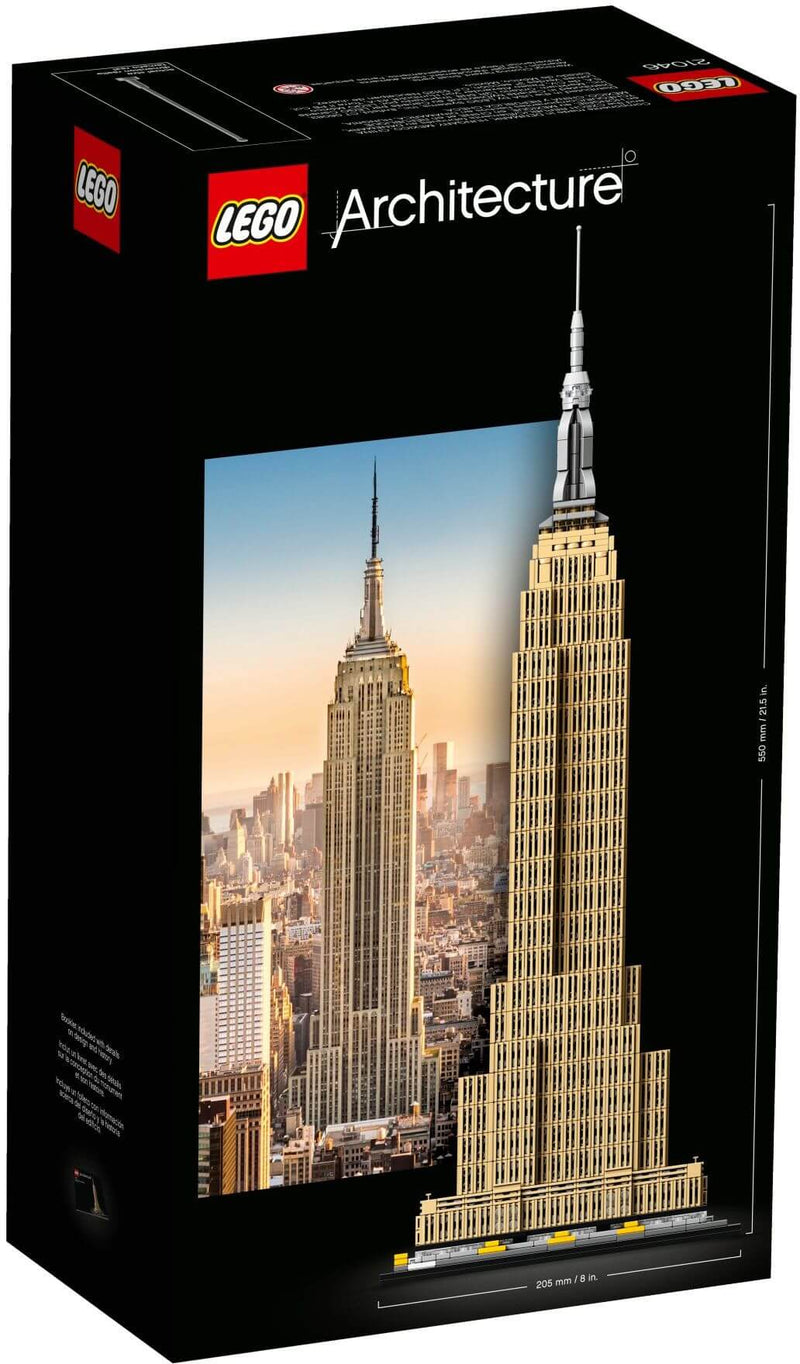 LEGO Architecture 21046 Empire State Building back box