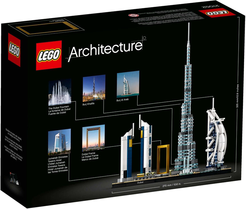 LEGO Architecture 21052 Dubai back box art