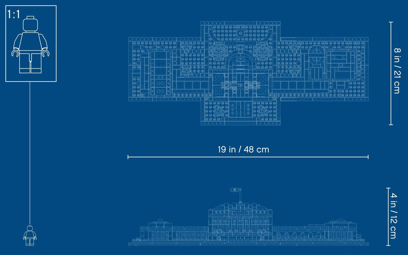 LEGO Architecture 21054 The White House blueprint