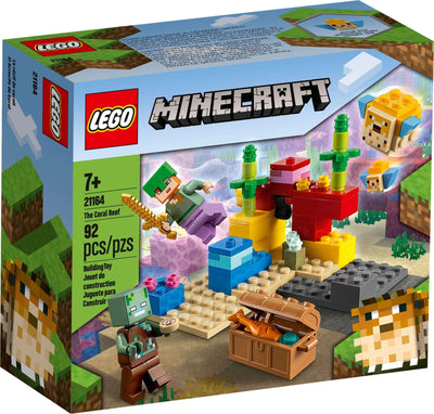 LEGO Minecraft 21164 The Coral Reef front box art