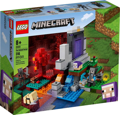 LEGO Minecraft 21172 The Ruined Portal front box art