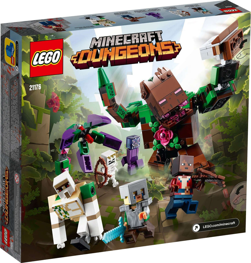 LEGO Minecraft 21176 The Jungle Abomination back box art