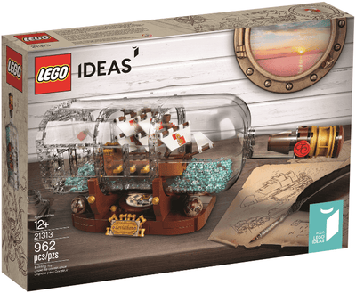 LEGO Ideas 21313 Ship in a Bottle front box art