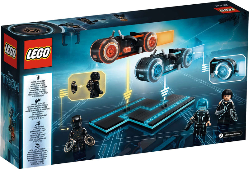 LEGO Ideas 21314 TRON: Legacy back box art