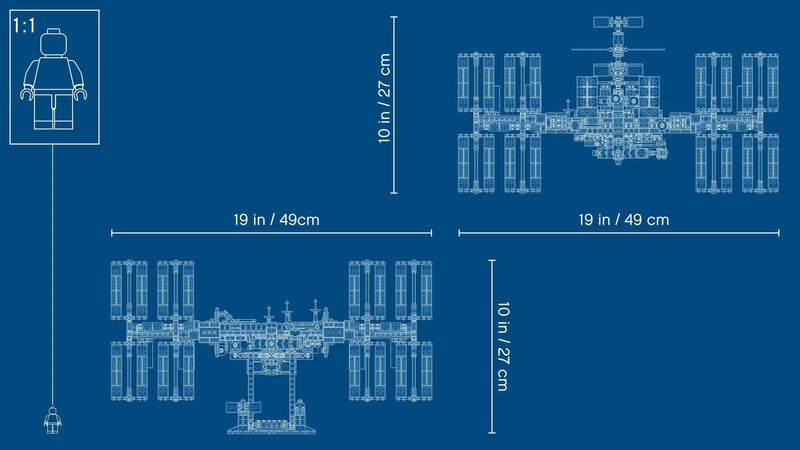 LEGO Ideas 21321 International Space Station blueprint