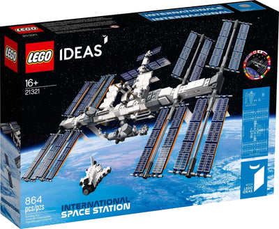 LEGO Ideas 21321 International Space Station front box art