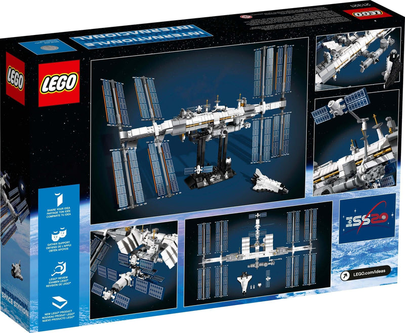 LEGO Ideas 21321 International Space Station back box art
