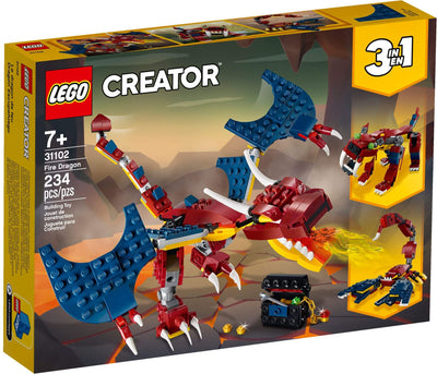 LEGO Creator 31102 Fire Dragon front box art
