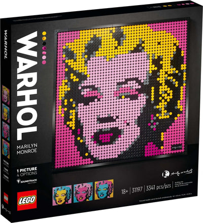 LEGO Art 31197 Andy Warhol's Marilyn Monroe front box art