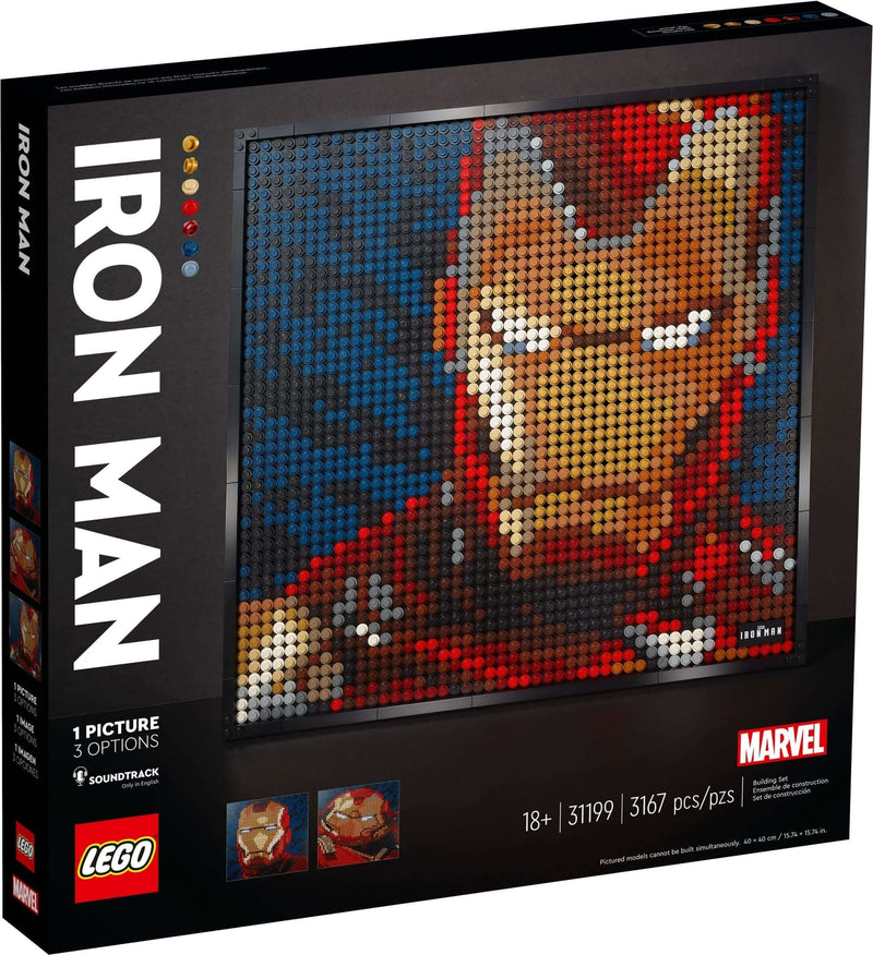LEGO Art 31199 Marvel Studios Iron Man box set