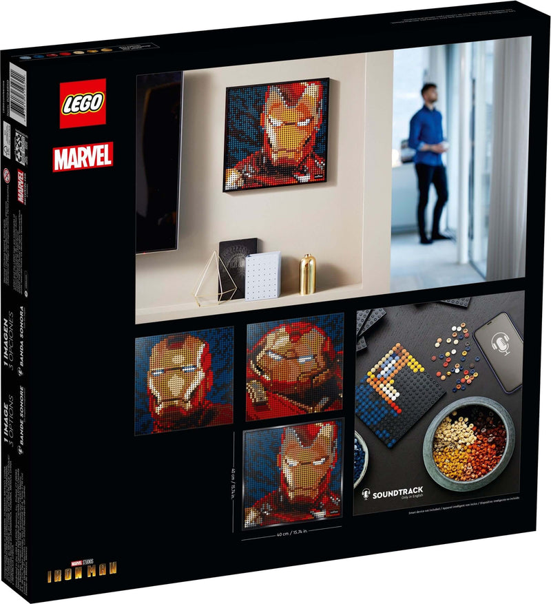LEGO Art 31199 Marvel Studios Iron Man back box