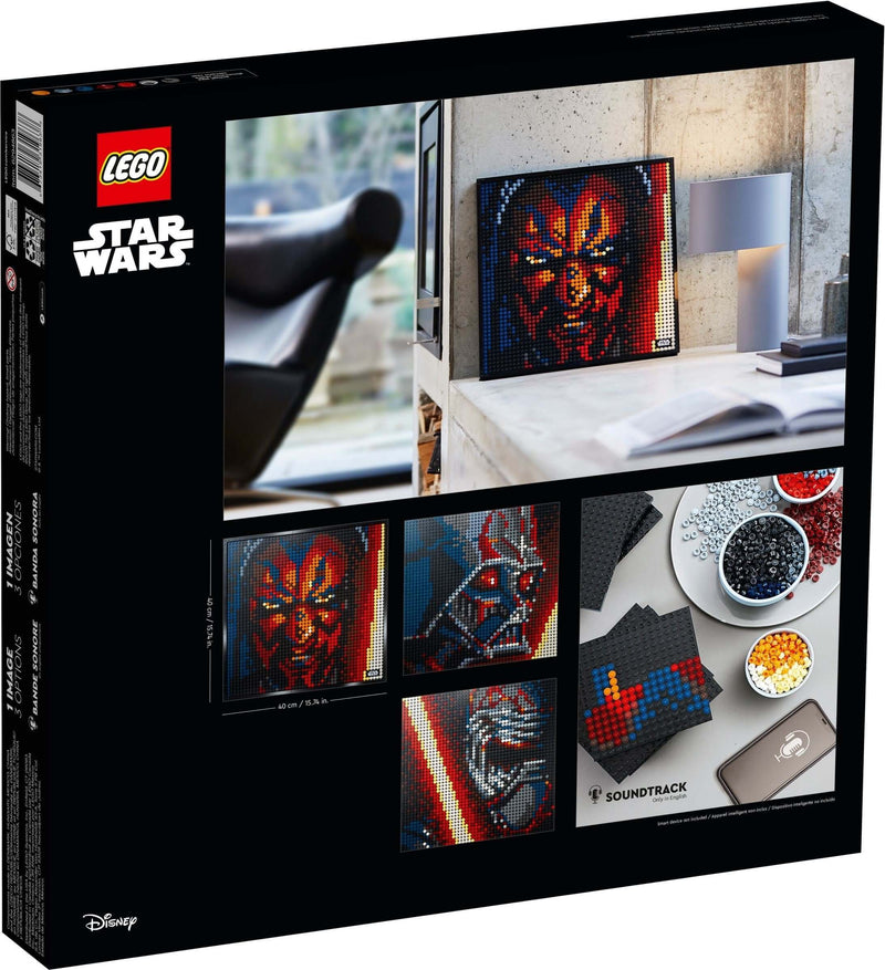 LEGO Art 31200 Star Wars The Sith back box