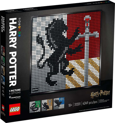 LEGO Art 31201 Harry Potter Hogwarts Crests front box
