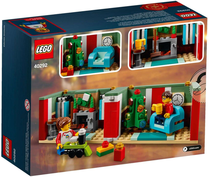 LEGO 40292 Christmas Gift Box back box art