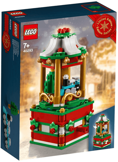 LEGO 40293 Christmas Carousel front box art