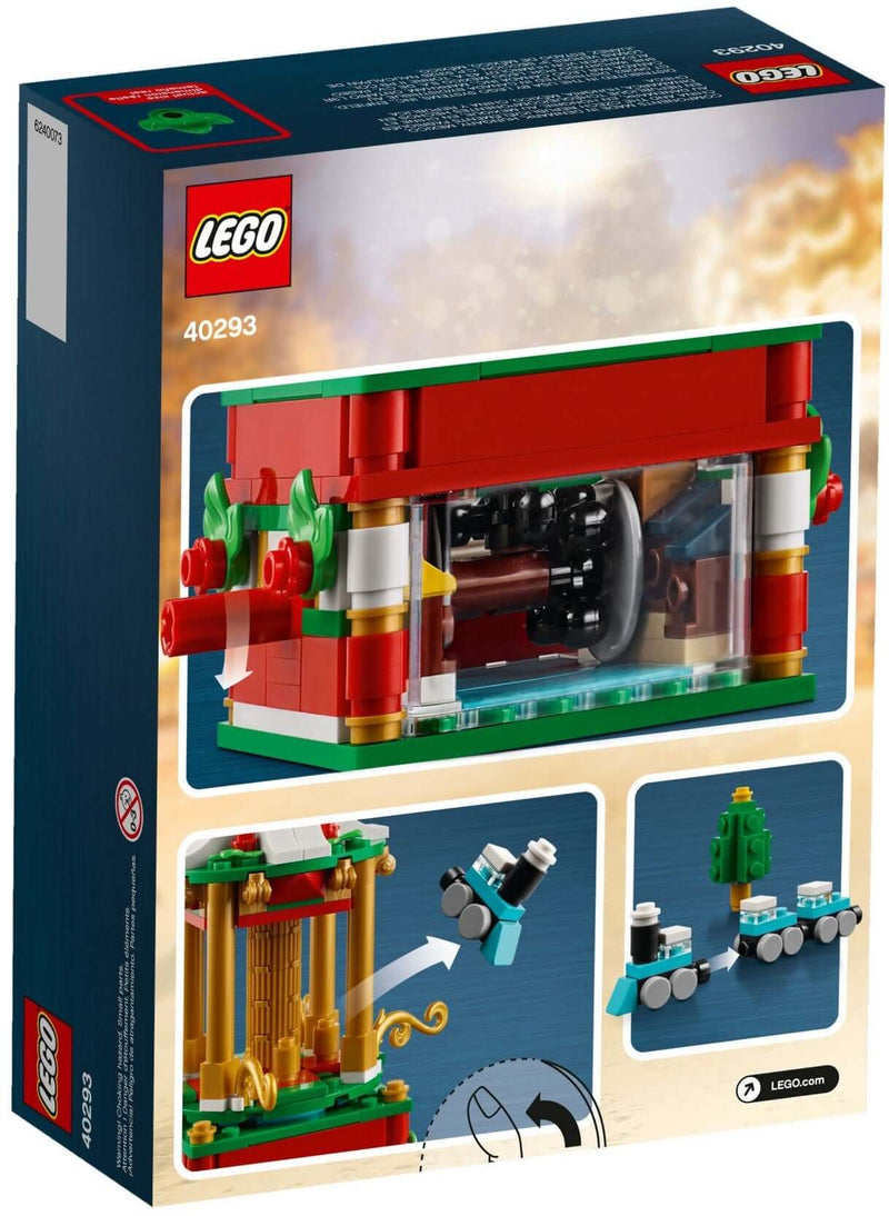 LEGO 40293 Christmas Carousel back box art