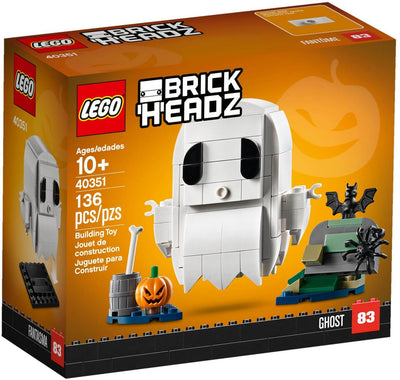 LEGO BrickHeadz 40351 Halloween Ghost front box art