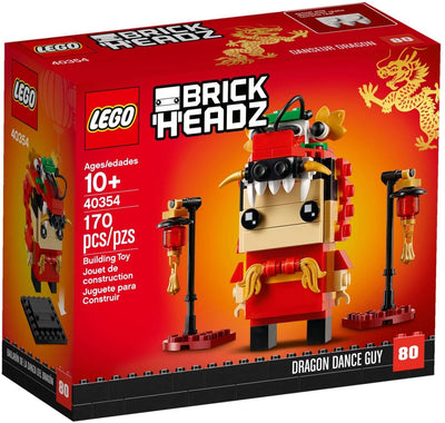 LEGO BrickHeadz 40354 Dragon Dance Guy CNY box set