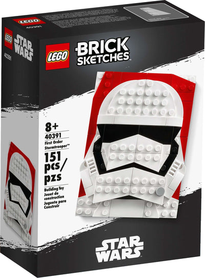 LEGO Brick Sketches 40391 First Order Stormtrooper front box art
