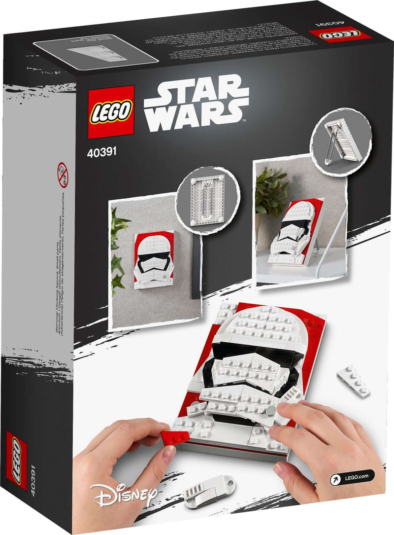 LEGO Brick Sketches 40391 First Order Stormtrooper back box art