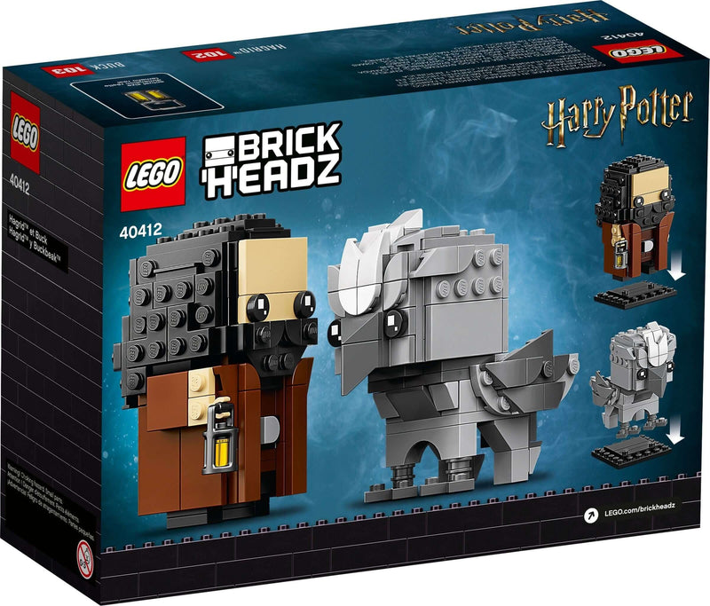 LEGO BrickHeadz 40412 Hagrid & Buckbeak back box