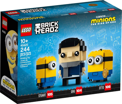 LEGO BrickHeadz 40420 Gru, Stuart and Otto front box art