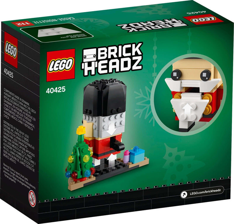 LEGO BrickHeadz 40425 Nutcracker back box art