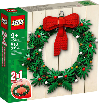 LEGO 40426 Christmas Wreath 2-in-1 front box art