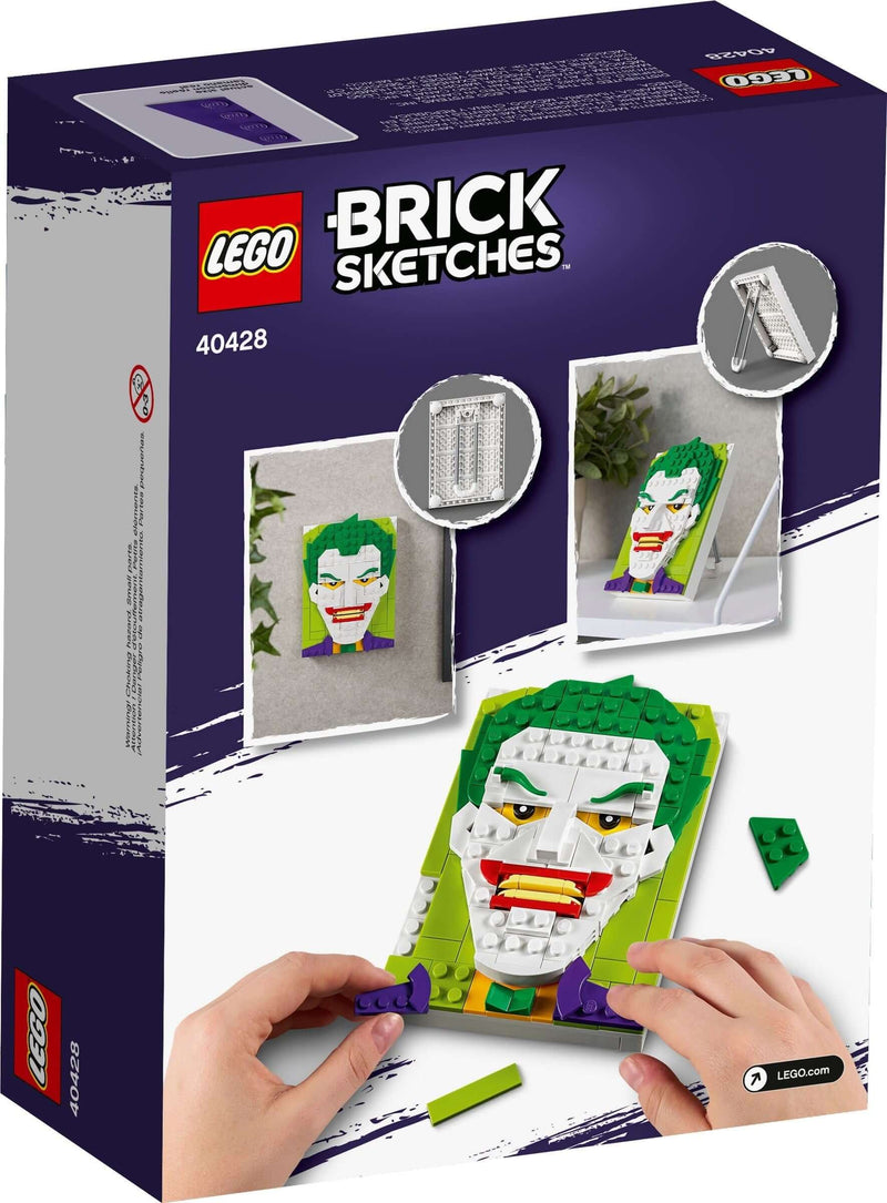 LEGO Brick Sketches 40428 The Joker back box art