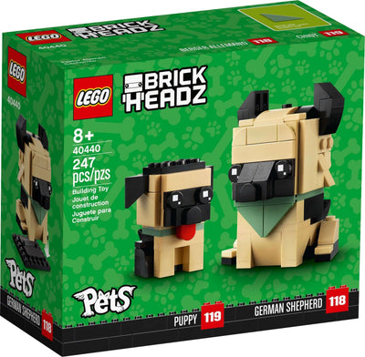 LEGO BrickHeadz 40440 German Shepherds front box art