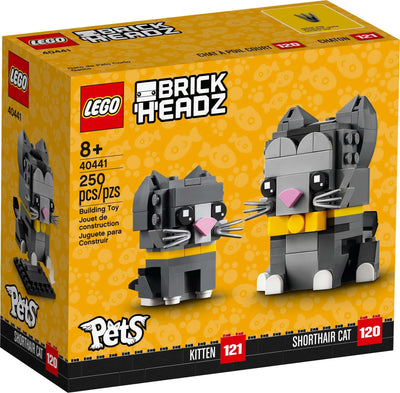 LEGO BrickHeadz 40441 Shorthair Cats front box art