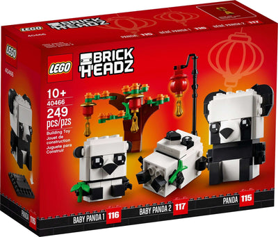 LEGO BrickHeadz 40466 Chinese New Year Pandas box set