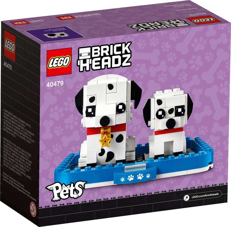 LEGO BrickHeadz 40479 Dalmatians back box
