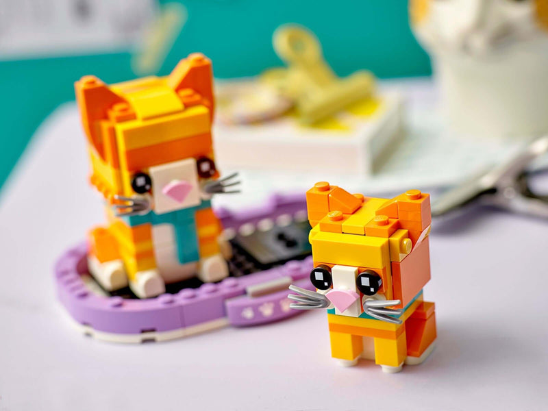 LEGO BrickHeadz 40480 Ginger Tabby