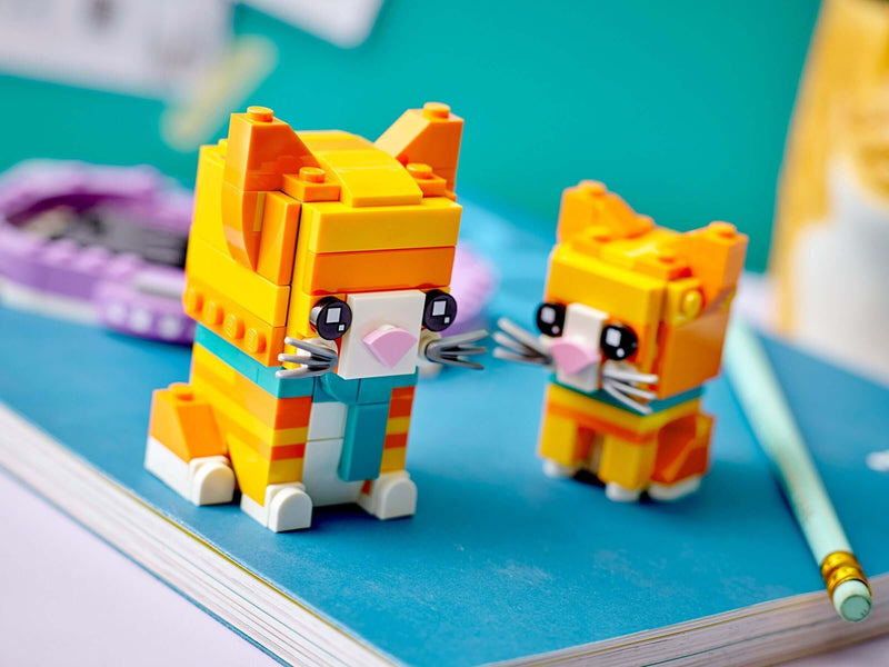 LEGO BrickHeadz 40480 Ginger Tabby