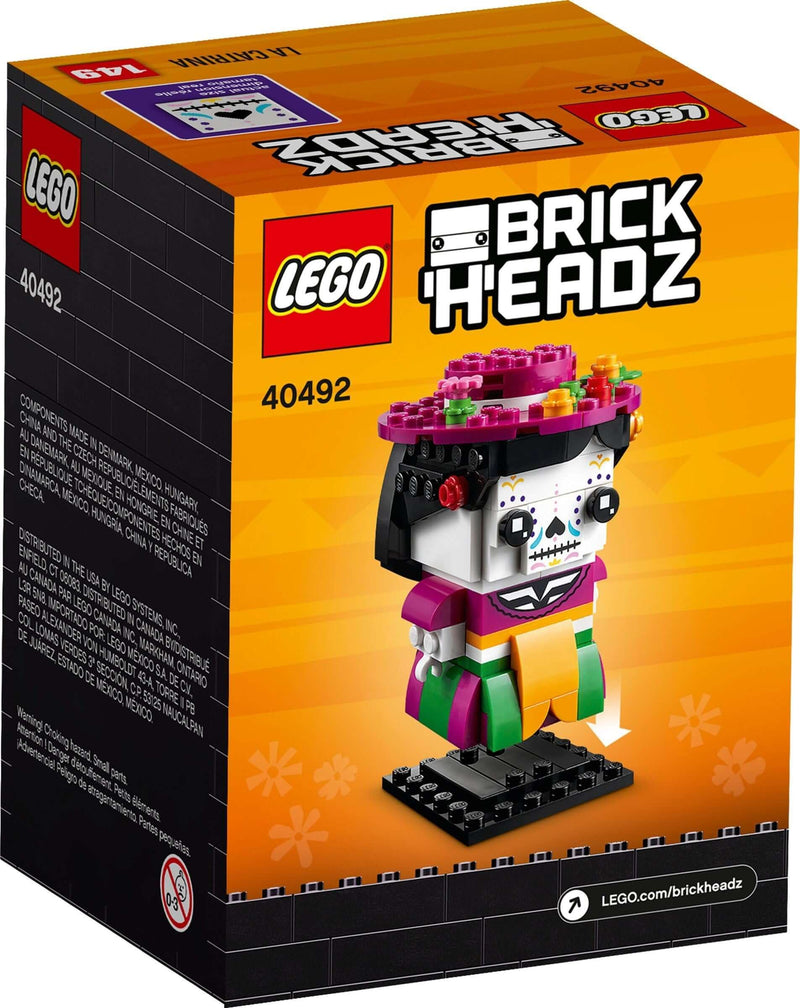 LEGO BrickHeadz 40492 La Catrina back box art