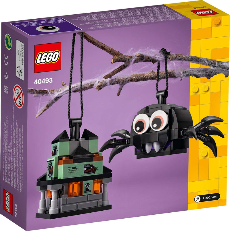 LEGO 40493 Spider & Haunted House Pack back box art