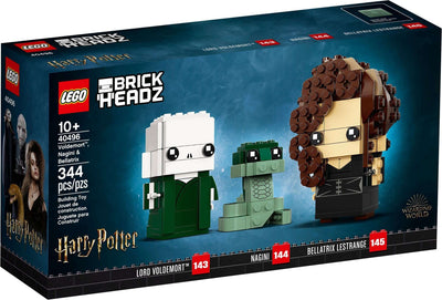 LEGO BrickHeadz 40496 Voldemort, Nagini & Bellatrix front box art