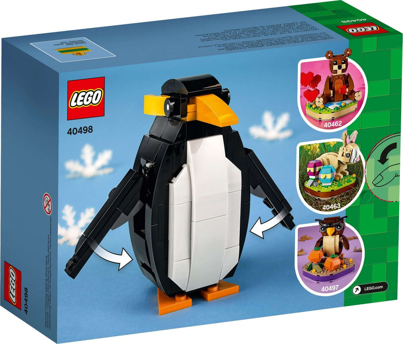 LEGO 40498 Christmas Penguin back box