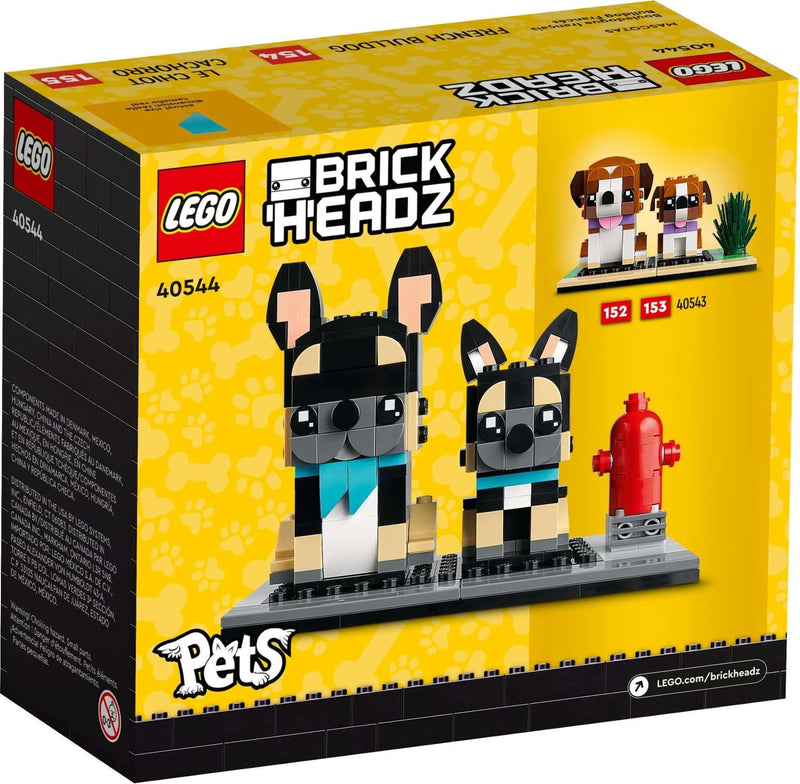 LEGO BrickHeadz 40544 French Bulldog back box art