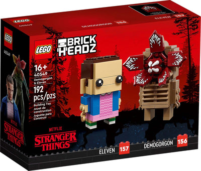 LEGO BrickHeadz 40549 Demogorgon & Eleven front box art