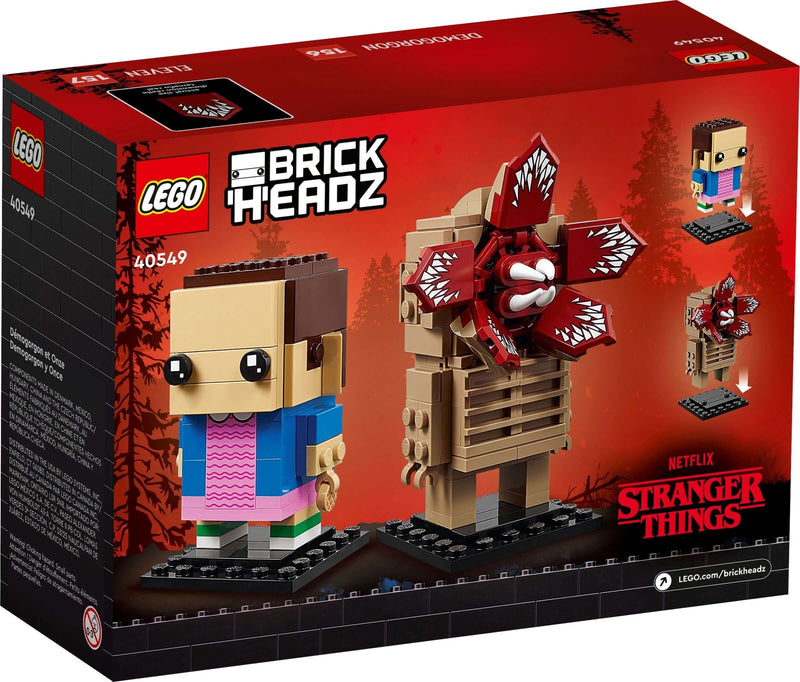 LEGO BrickHeadz 40549 Demogorgon & Eleven back box art