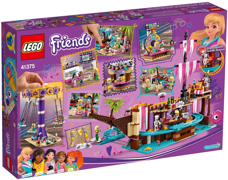 LEGO Friends 41375 Heartlake City Amusement Pier back box art