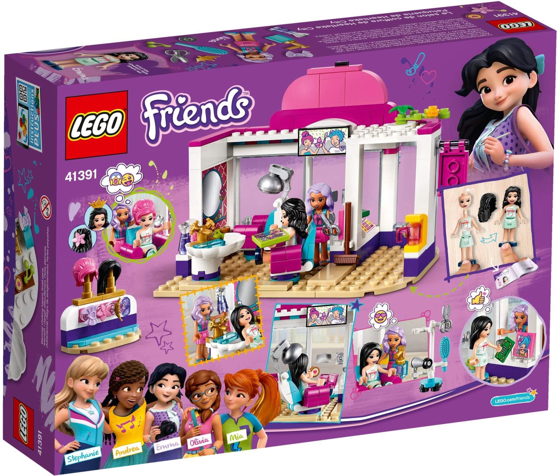 Hair Salon Lego Friends Mini Dolls LEGO Friends Hair Salon And