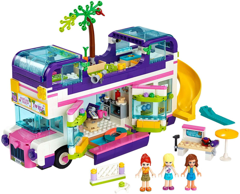 LEGO Friends 41395 Friendship Bus and minifigures