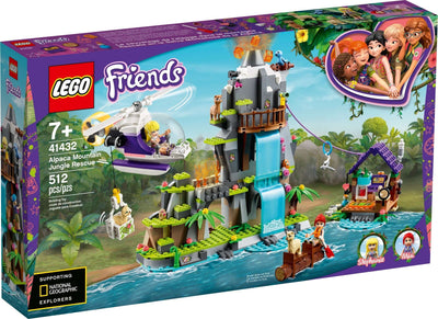 LEGO Friends 41432 Alpaca Mountain Jungle Rescue front box art