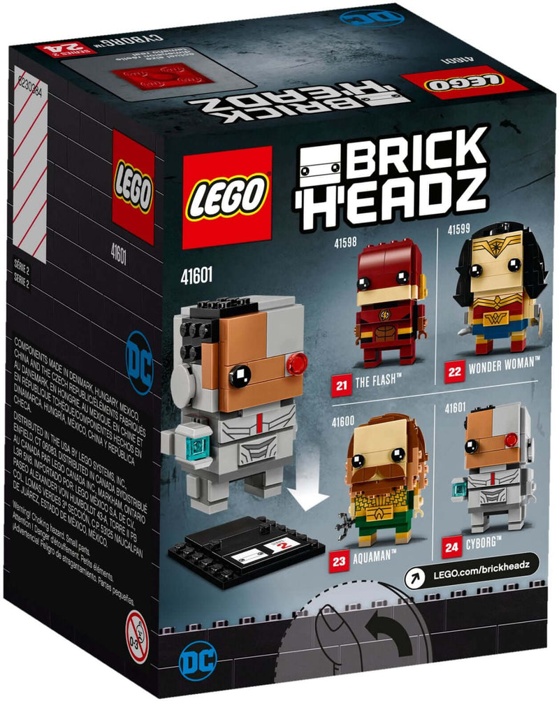 LEGO BrickHeadz 41601 Cyborg back box art