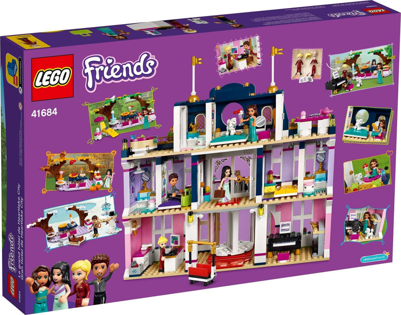 LEGO Friends 41684 Heartlake City Grand Hotel back box art