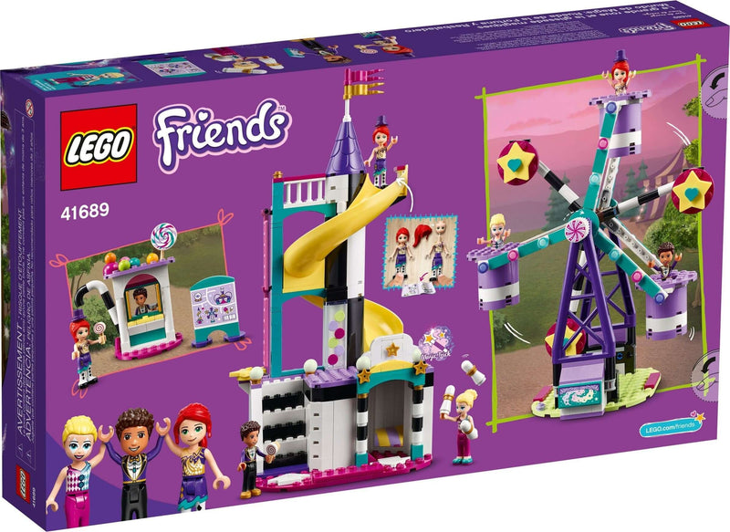 LEGO Friends 41689 Magical Ferris Wheel and Slide back box art